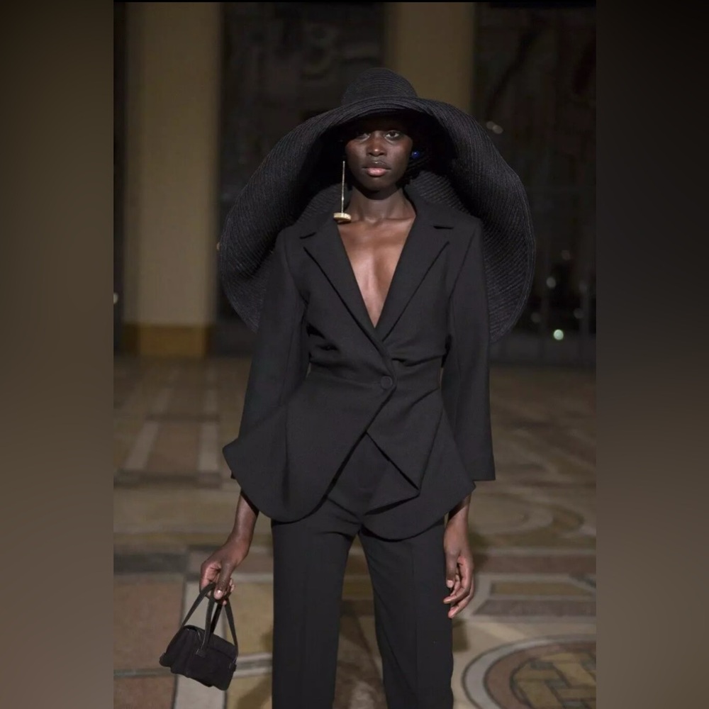 JACQUEMUS Le Souk Ruched Blazer